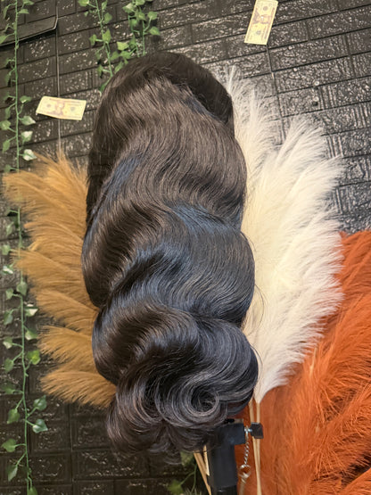 13x4 body wave 24” virgin wig